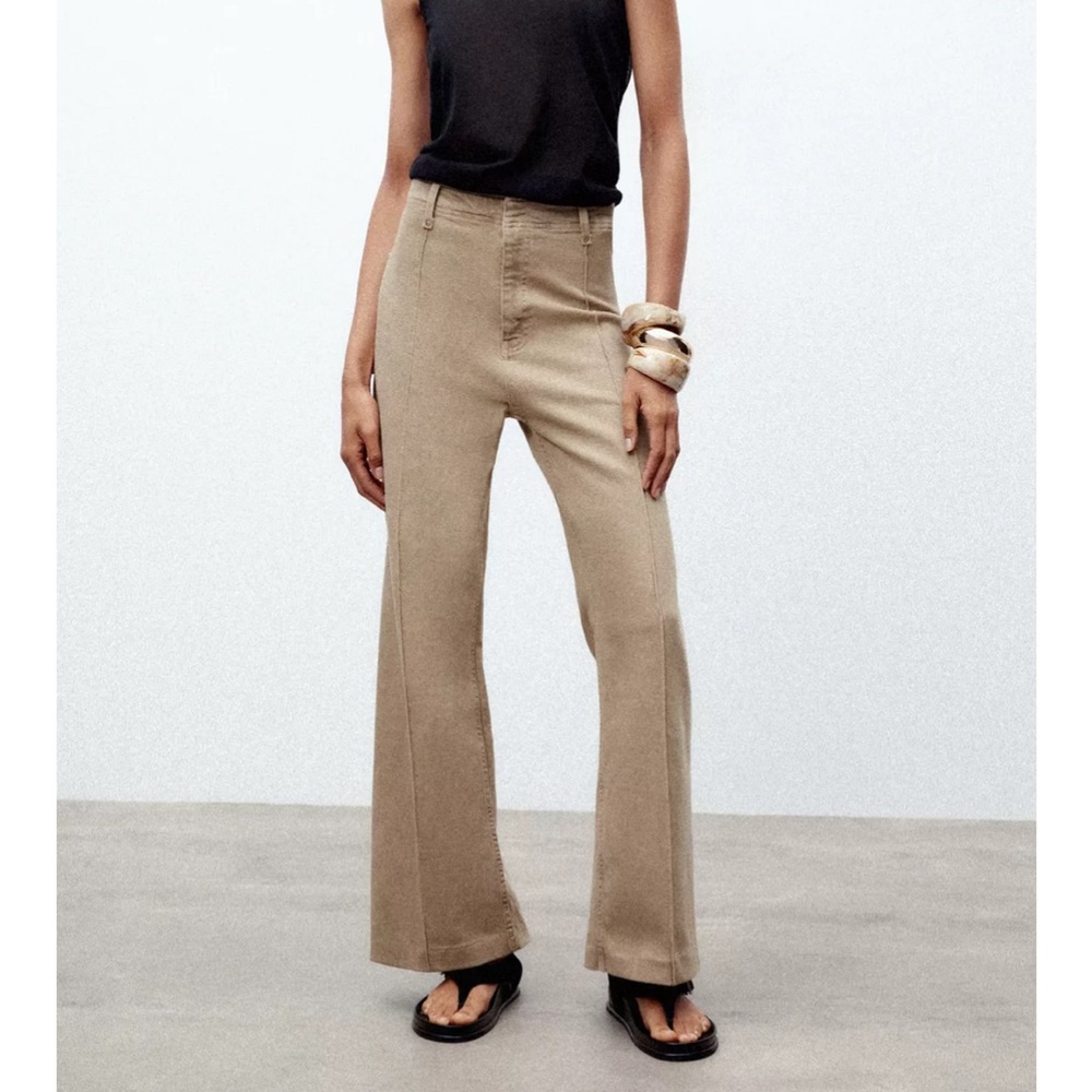 High waist wide leg jeans